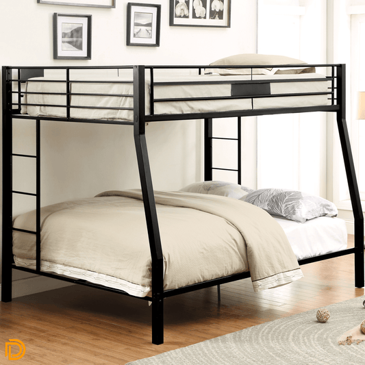 Limbra XL Full/Queen Bunk Bed In Sandy Black Finish