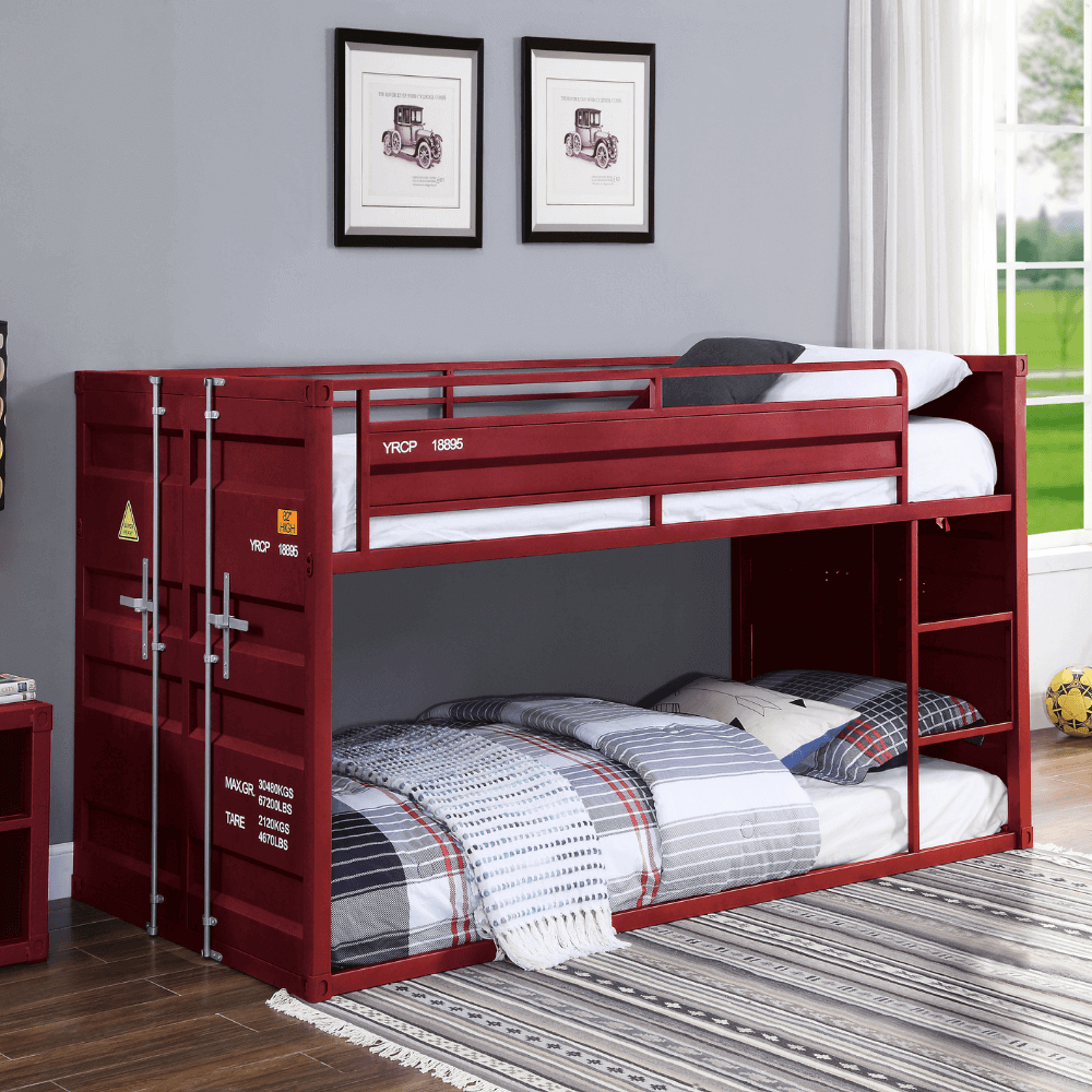 Industrial Style Cargo Twin/Twin Bunk Bed